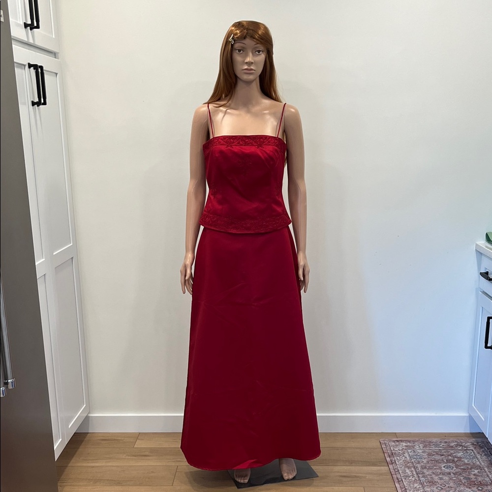 Michaelangelo Red Wedding Dress